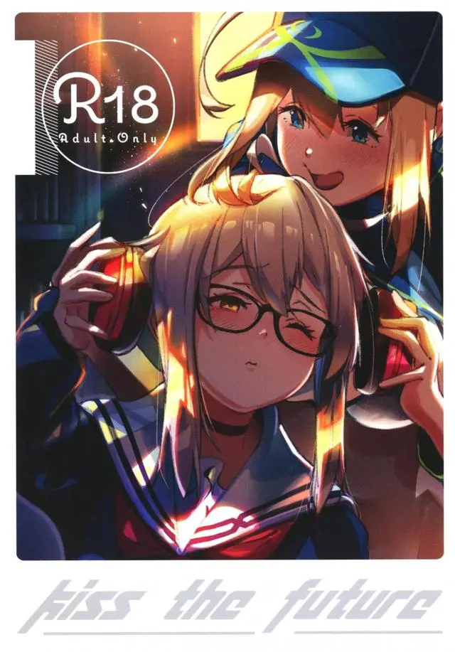 【エロ同人誌・C97】金髪ポニーテールの謎のヒロインちゃんがもう一人の自分とディープキスｗニーソ履かせたままパイパンマンコをクンニしそのまま貝合わせレズエッチまでしちゃう【Fate(フェイト)】