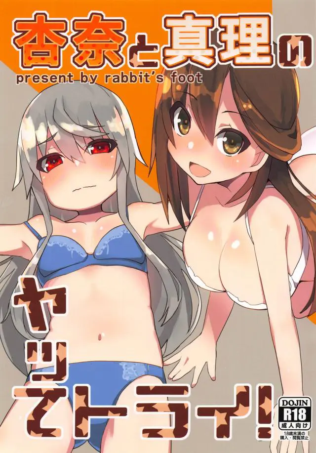 【エロ同人誌・C95】可愛い巨乳娘の杏奈ちゃんと貧乳銀髪娘真理ちゃんと3Pハメ撮りH！杏奈ちゃんにフェラしてもらい口内射精したら騎乗位エッチし真理ちゃんには手コキしてもらいながら正常位生挿入でエッチな動画をハメ撮りしちゃう【アリス・ギア・アイギス】