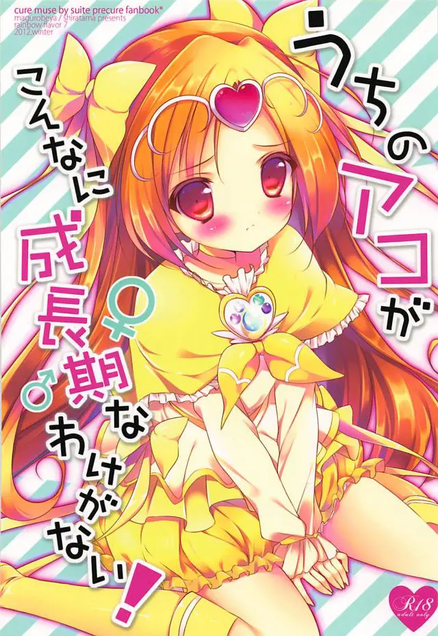 【エロ同人誌】貧乳美少女アコちゃんが最近成長期になってだんだん可愛くなってきたので我慢できなくなったお父さんが貧乳を揉み手マンしてあげたら正常位近親相姦までしちゃうｗ【プリキュア】